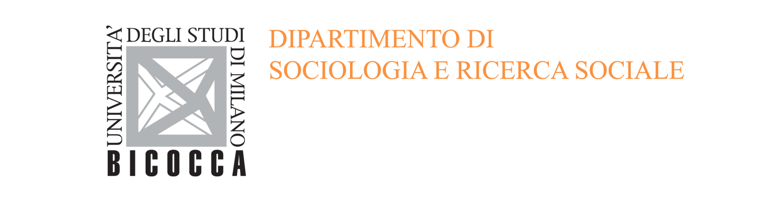 Logo Dipartimento Sociologia e Ricerca sociale dell'Università degli Studi di Milano Bicocca